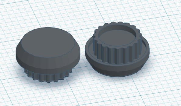 Hob/Sink Screw Covers (set)