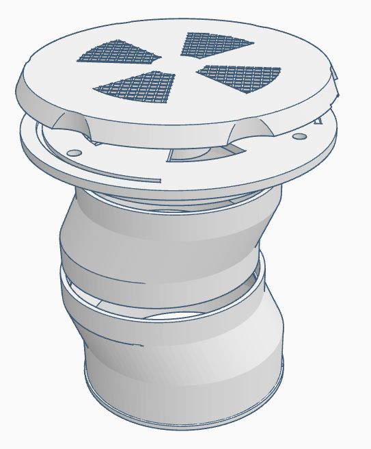 Campervan Bathroom Air Vent Kit